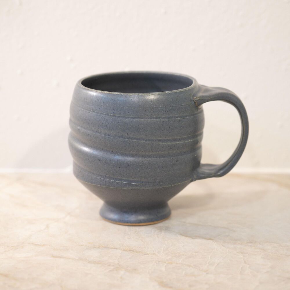 Handmade Wheel-Thrown Stoneware Mug